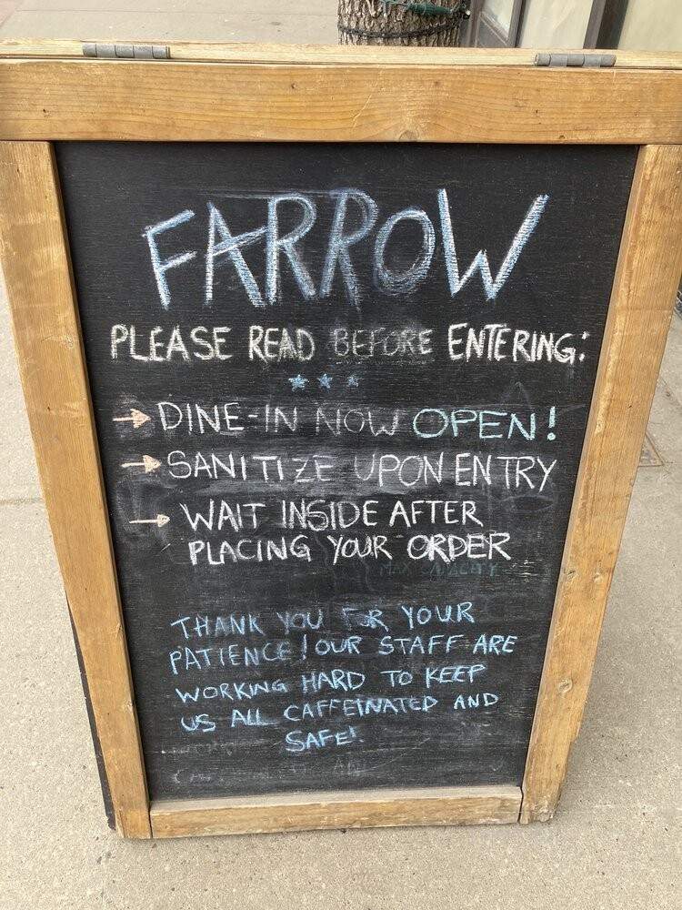 Farrow Sandwiches & Coffee - Edmonton, AB menu_pic