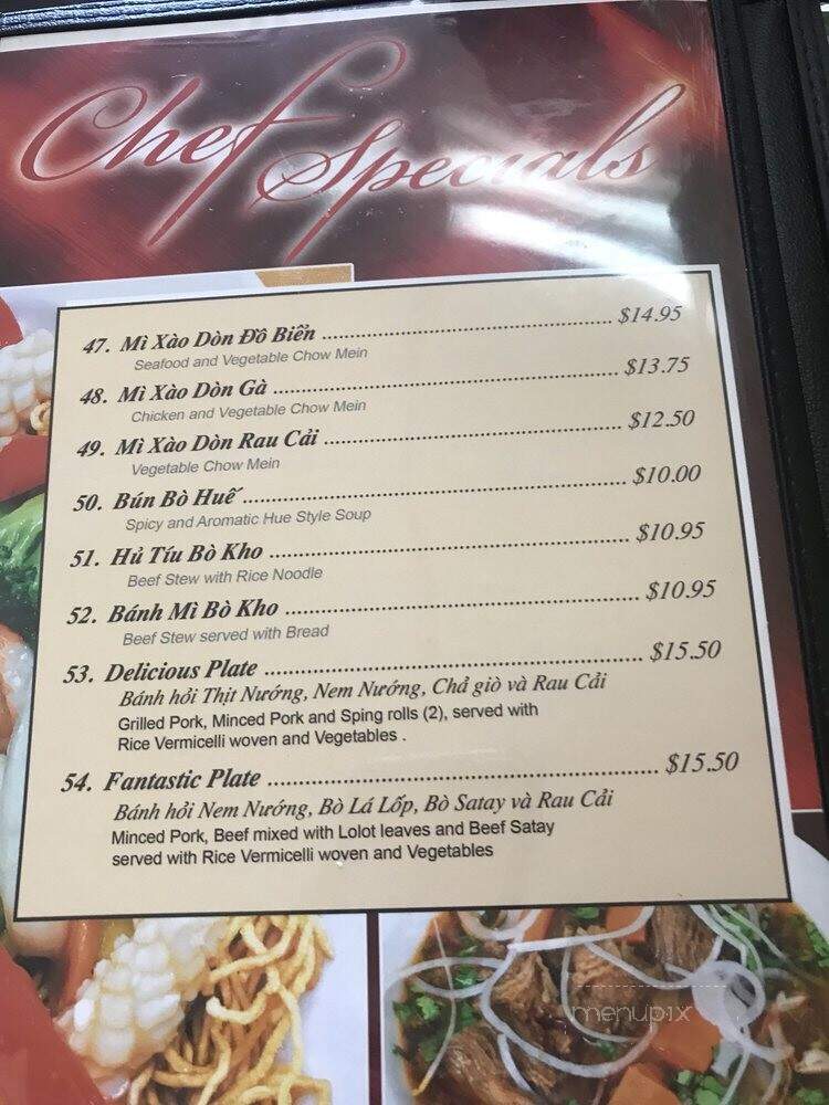 Taste of Pho - Surrey, BC menu_pic