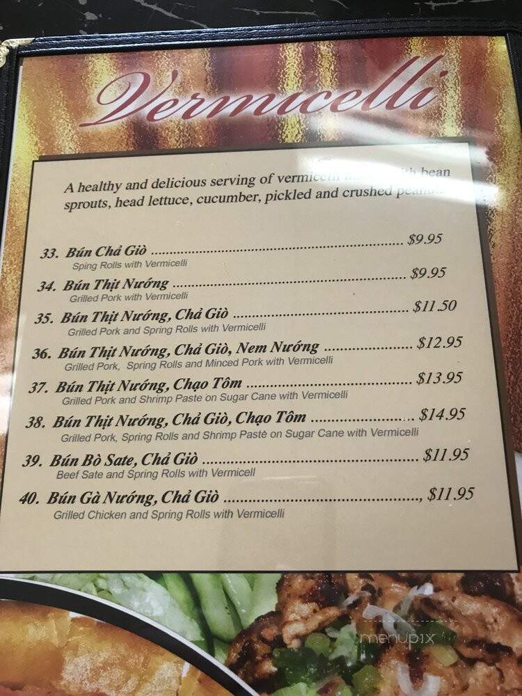 Taste of Pho - Surrey, BC menu_pic