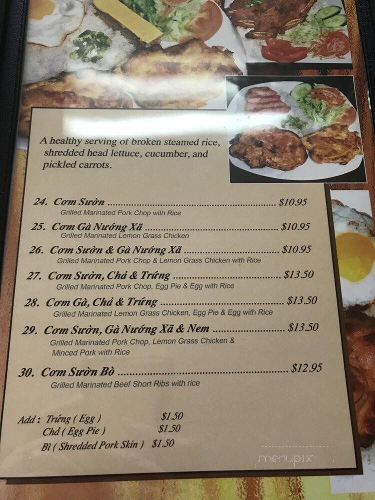Taste of Pho - Surrey, BC menu_pic