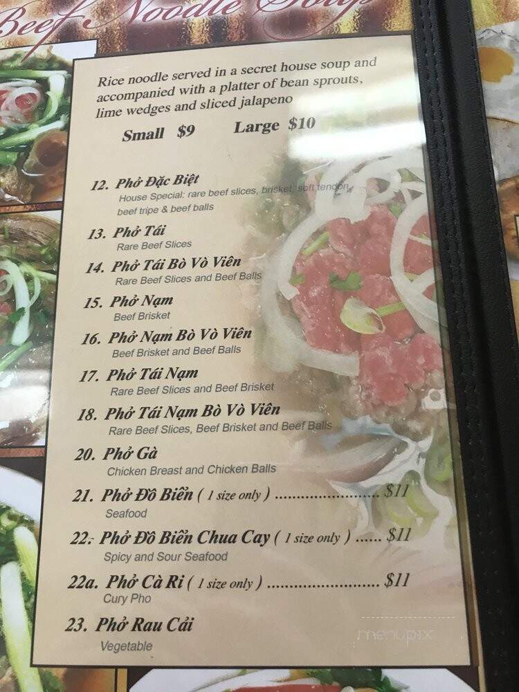 Taste of Pho - Surrey, BC menu_pic
