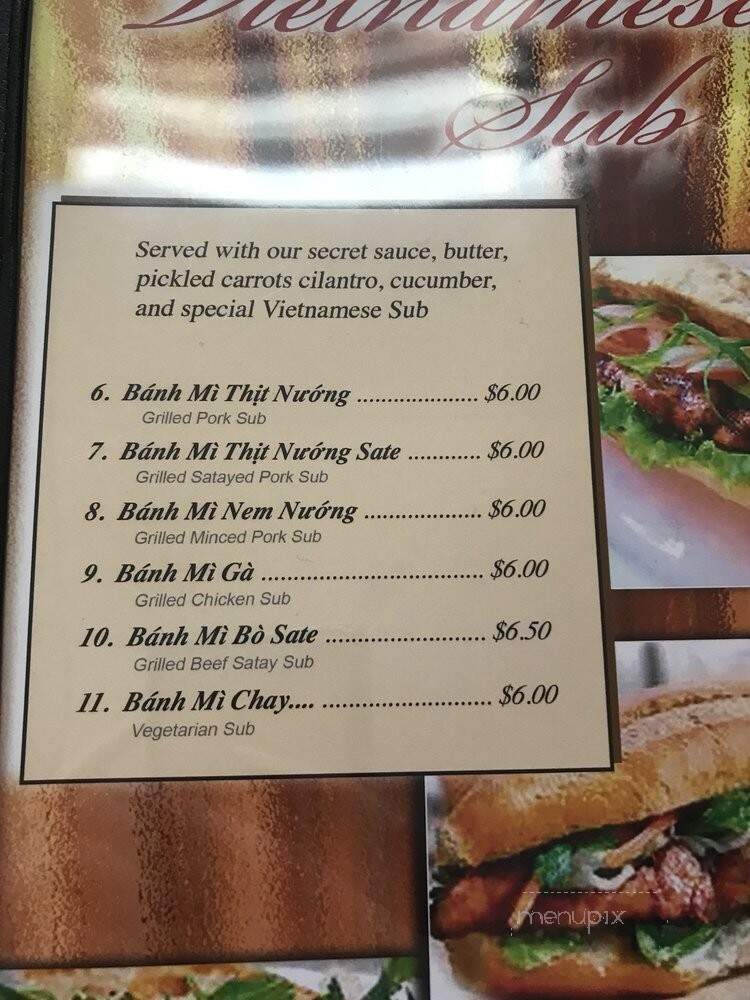 Taste of Pho - Surrey, BC menu_pic