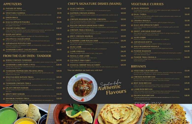 Aafrien - Toronto, ON menu_pic