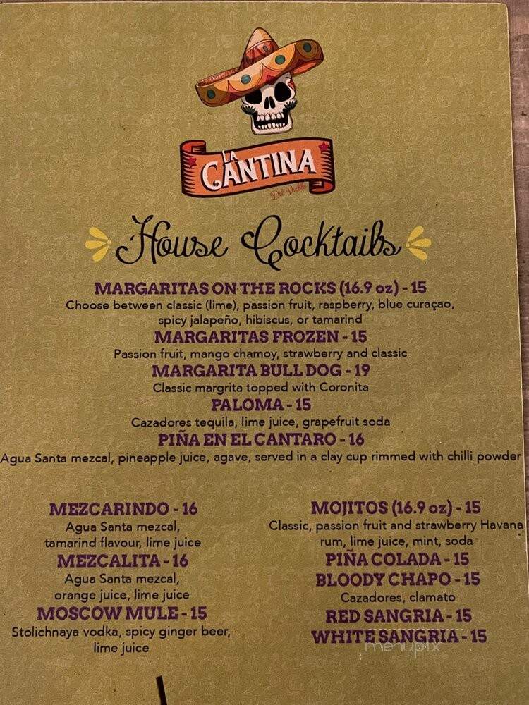La Cantina Del Pueblo - Toronto, ON menu_pic