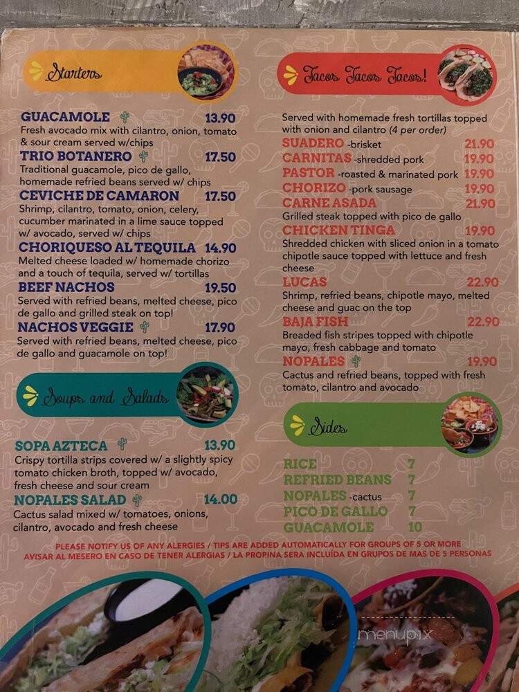 La Cantina Del Pueblo - Toronto, ON menu_pic