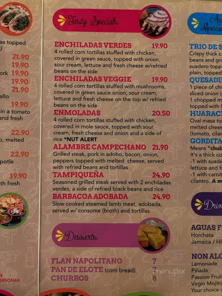 La Cantina Del Pueblo - Toronto, ON menu_pic