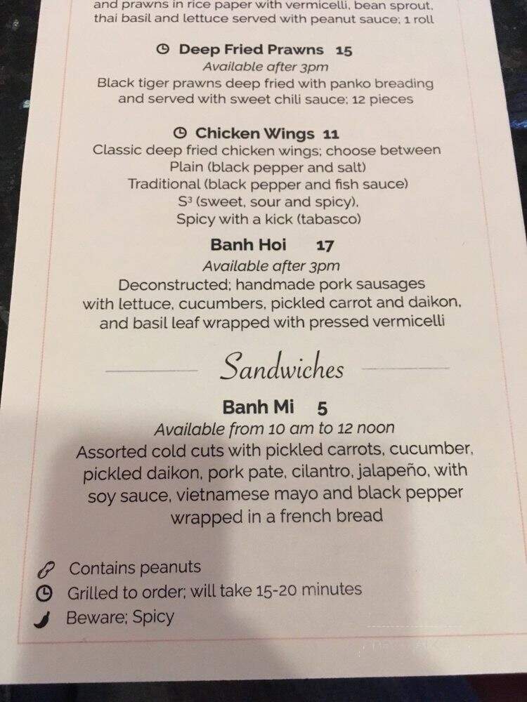MVP Kitchen & Bar - Burnaby, BC menu_pic