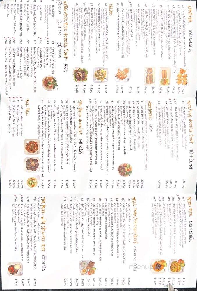 Pho Truc Lam - Woodbridge, ON menu_pic