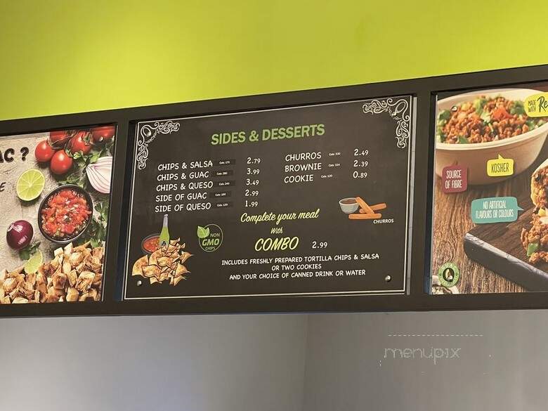 Guac Mexi Grill - Mississauga, ON menu_pic