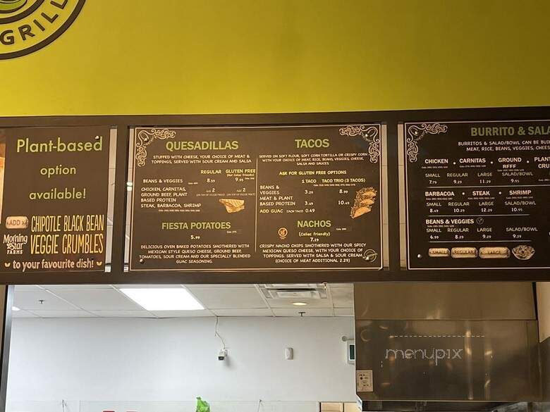 Guac Mexi Grill - Mississauga, ON menu_pic