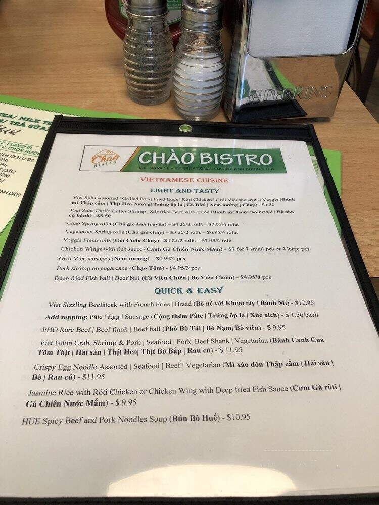 Chao Bistro - Guelph, ON