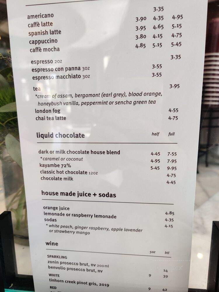 Thierry - Vancouver, BC menu_pic
