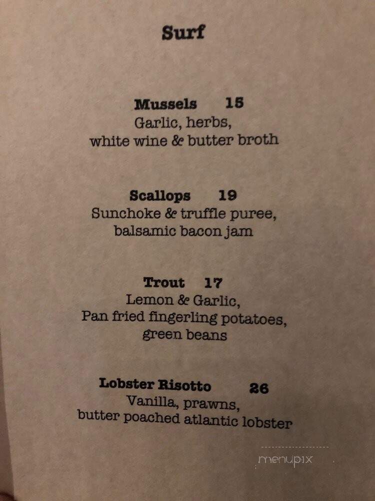 Bon Temps - Hamilton, ON menu_pic
