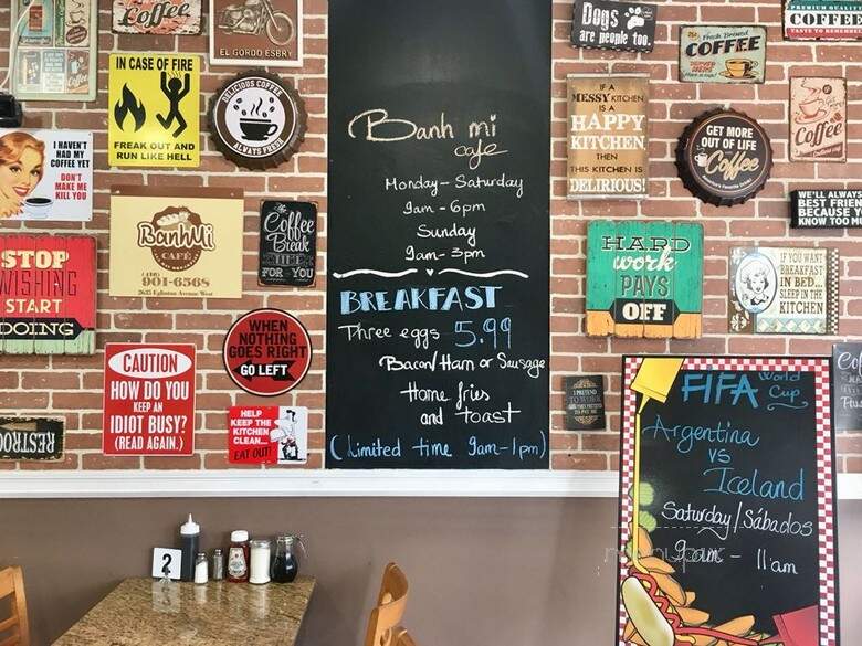 Banh Mi Cafe - Toronto, ON menu_pic
