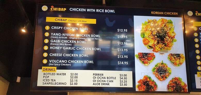 Chibap - Thornhill, ON menu_pic