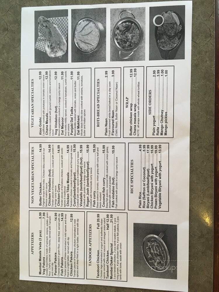 Mumbai Dakar Restaurant - Edmonton, AB