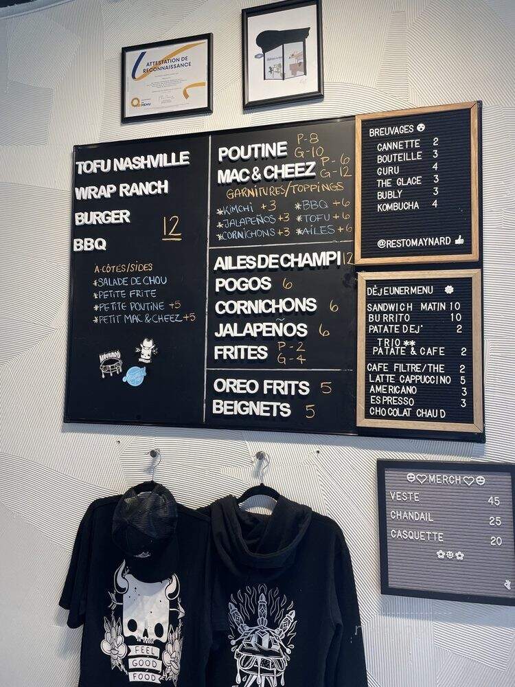 Maynard - Montreal, QC menu_pic