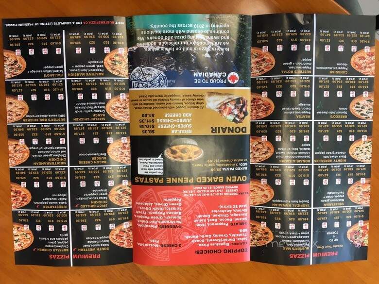 Buster's Pizza & Donair - Edmonton, AB menu_pic