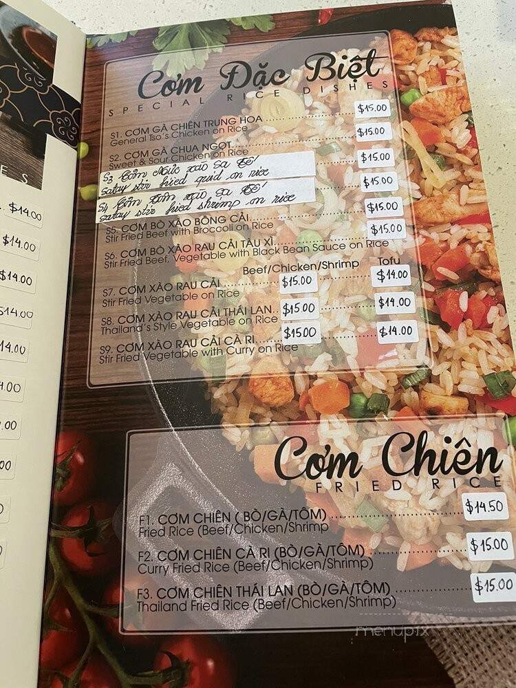 Pho Kha - Niagara Falls, ON menu_pic