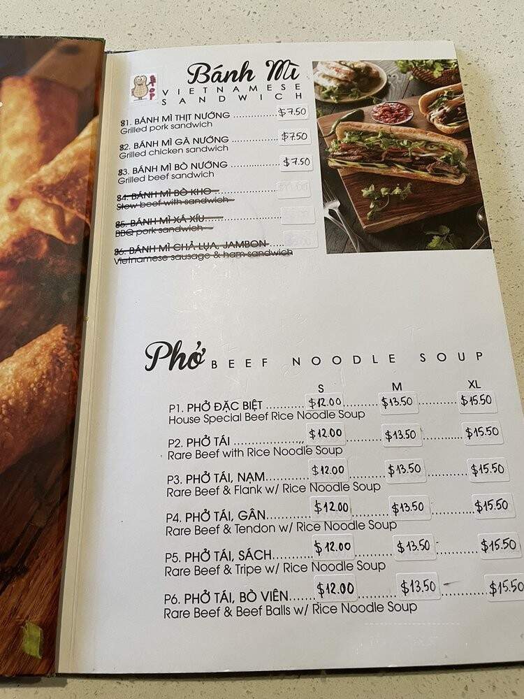 Pho Kha - Niagara Falls, ON menu_pic