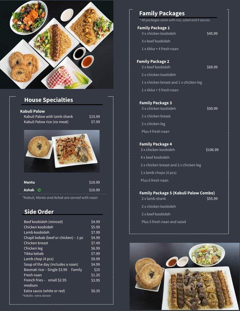 Real Kebab - Markham, ON menu_pic