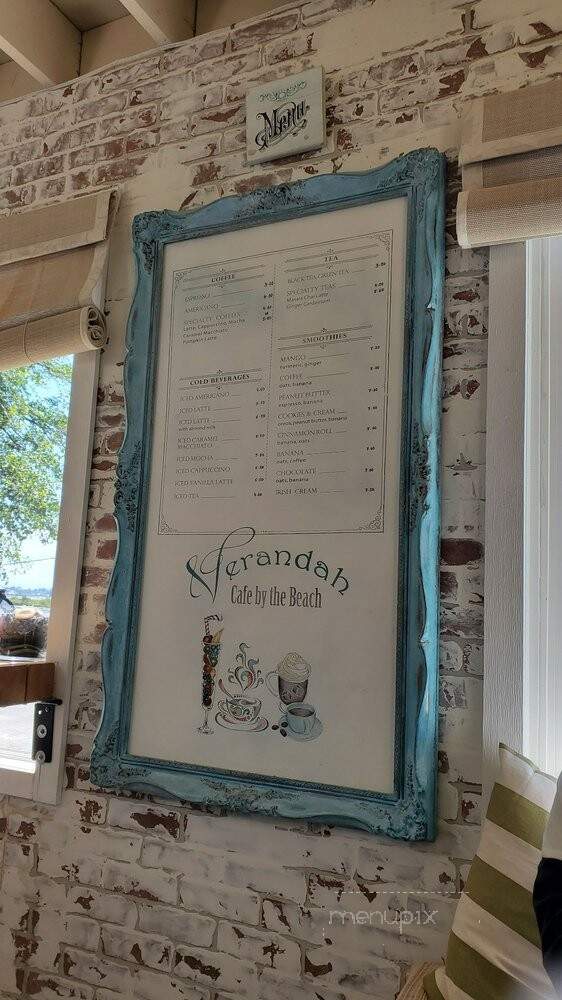 Verandah - White Rock, BC menu_pic