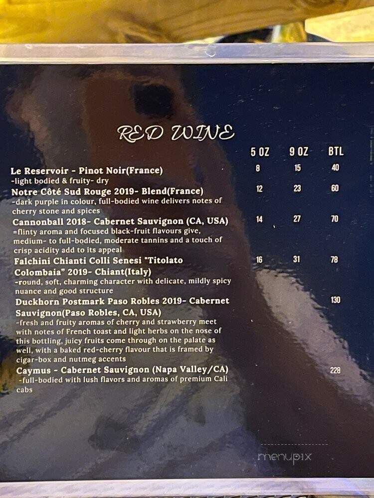 Oystermine - Toronto, ON menu_pic