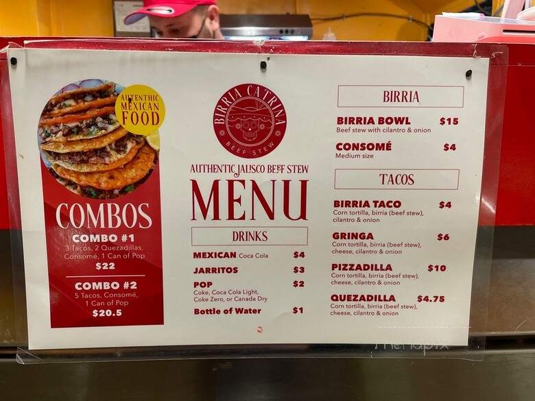 Birria Catrina - Toronto, ON menu_pic