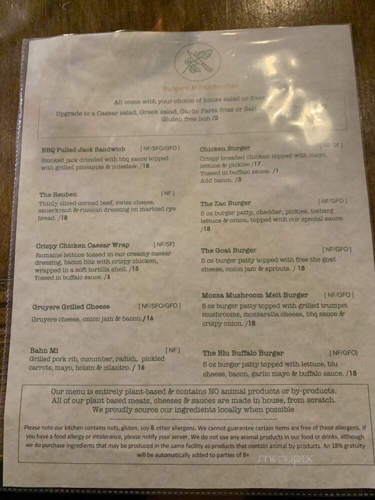 Nateures Plate - Peterborough, ON menu_pic
