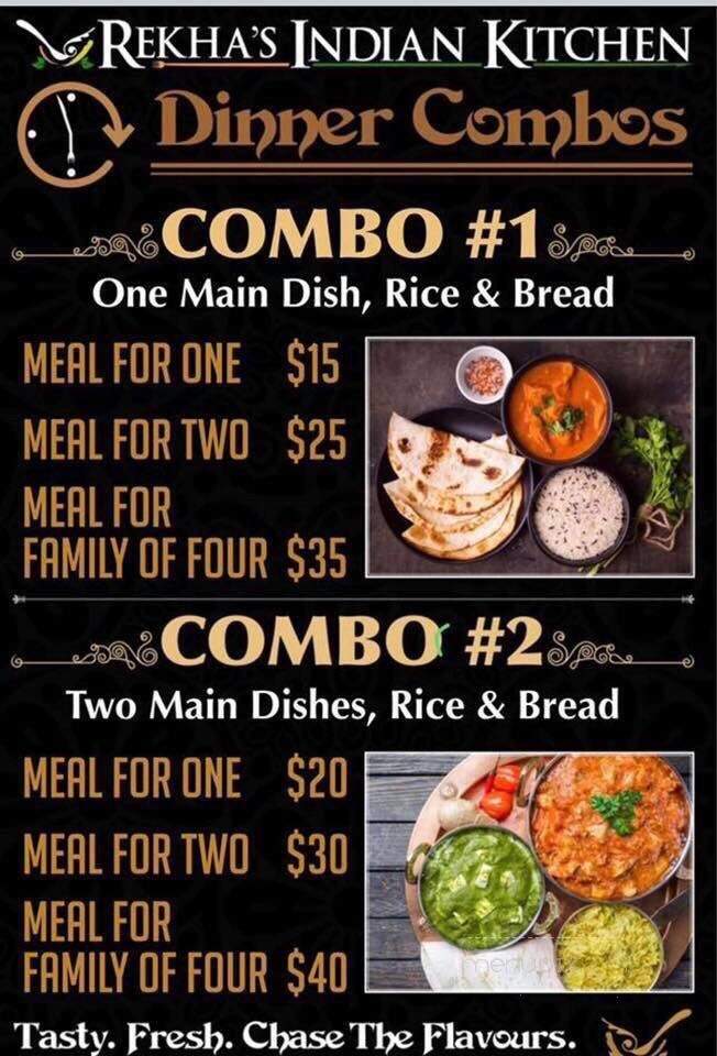 Rekha's Indian Kitchen - Whitby, ON menu_pic