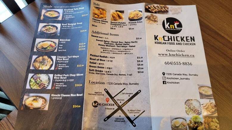 Rib and Chicken - Burnaby, BC menu_pic