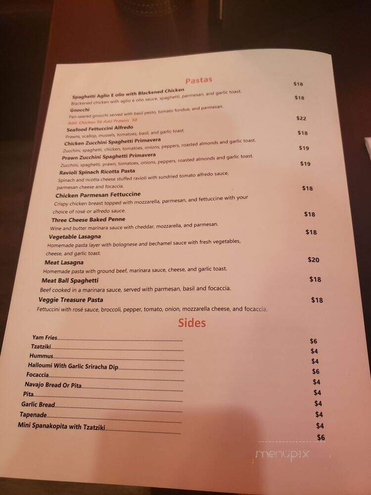 Four Olives - Vancouver, BC menu_pic