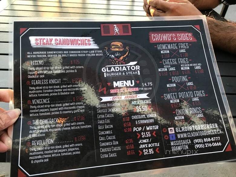 Gladiator Burger - Brampton, ON