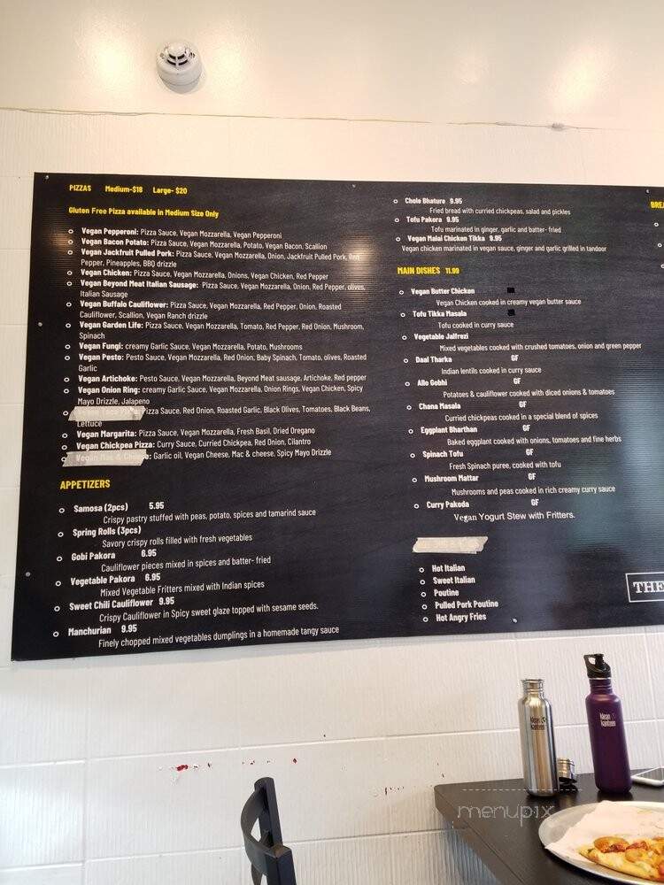 The Pizza Castle & Indian Curry - Vancouver, BC menu_pic