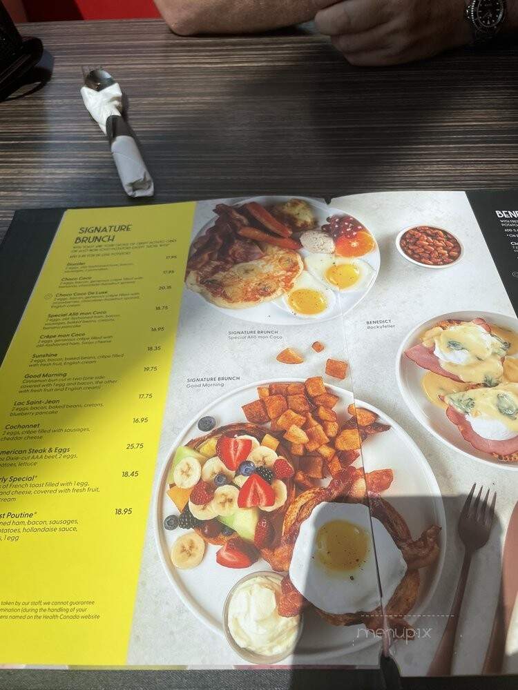 Allo! Mon Coco - Montreal, QC menu_pic