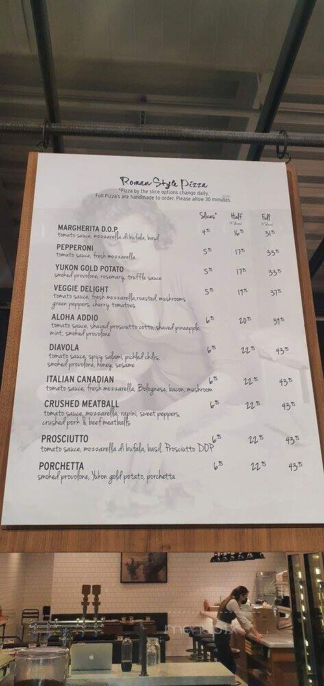 Amano Kitchen - Newmarket, ON menu_pic