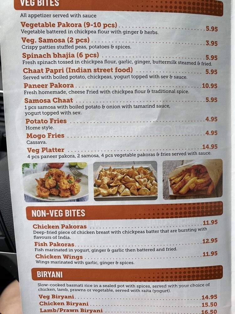 Best Bite Indian Cuisine - Richmond, BC menu_pic