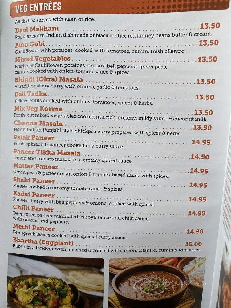 Best Bite Indian Cuisine - Richmond, BC menu_pic