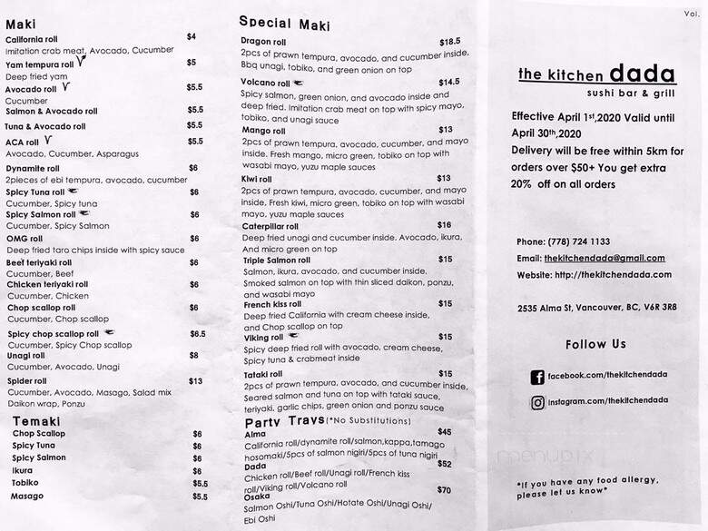 The Kitchen Dada - Vancouver, BC