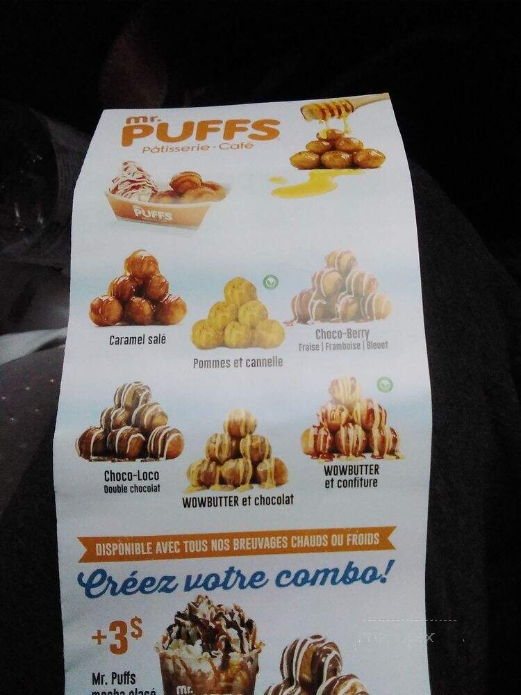 Mr Puffs - Montreal, QC menu_pic