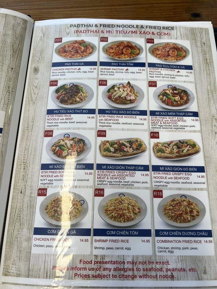 Toronto Pho - Toronto, ON menu_pic