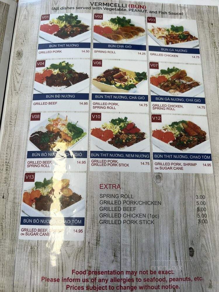 Toronto Pho - Toronto, ON menu_pic