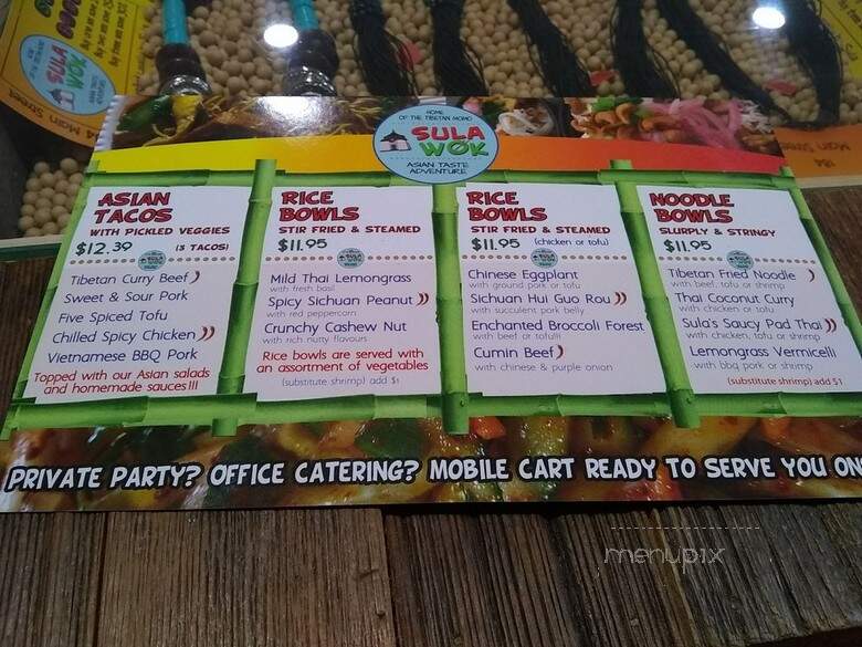 Sula Wok - Ottawa, ON menu_pic