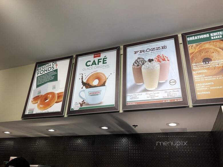 Krispy Kreme - Montreal, QC menu_pic