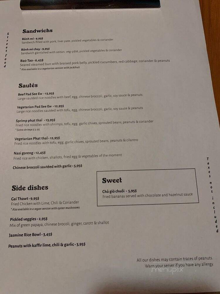 Chez Tao! - Quebec City, QC menu_pic