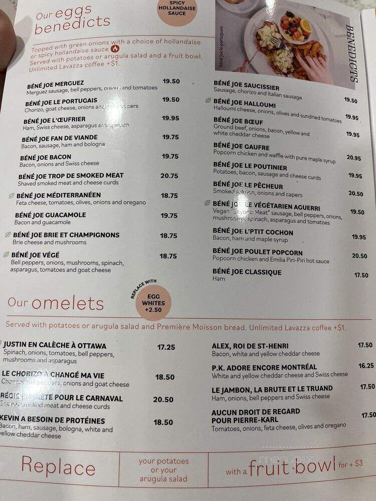 L'Oeufrier - Montreal, QC menu_pic