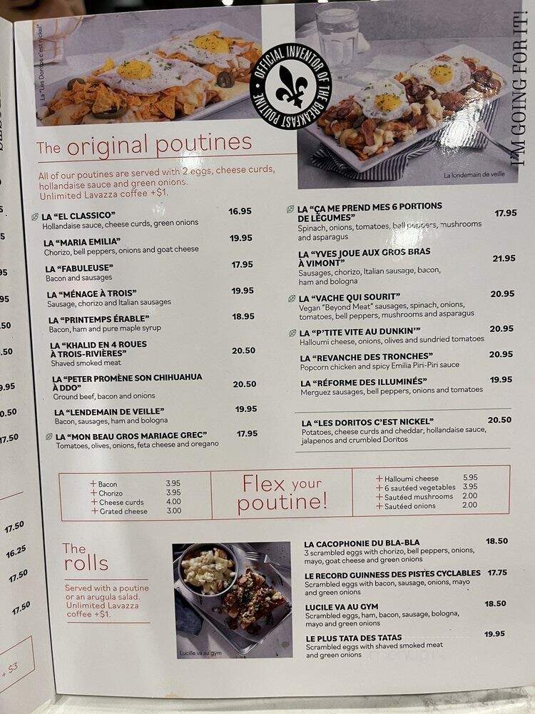 L'Oeufrier - Montreal, QC menu_pic