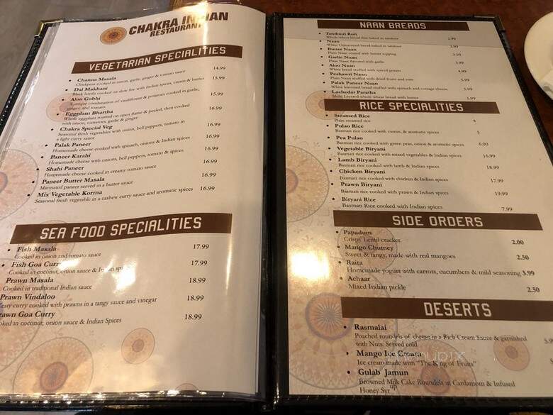 Chakra Indian Restaurant - Burnaby, BC
