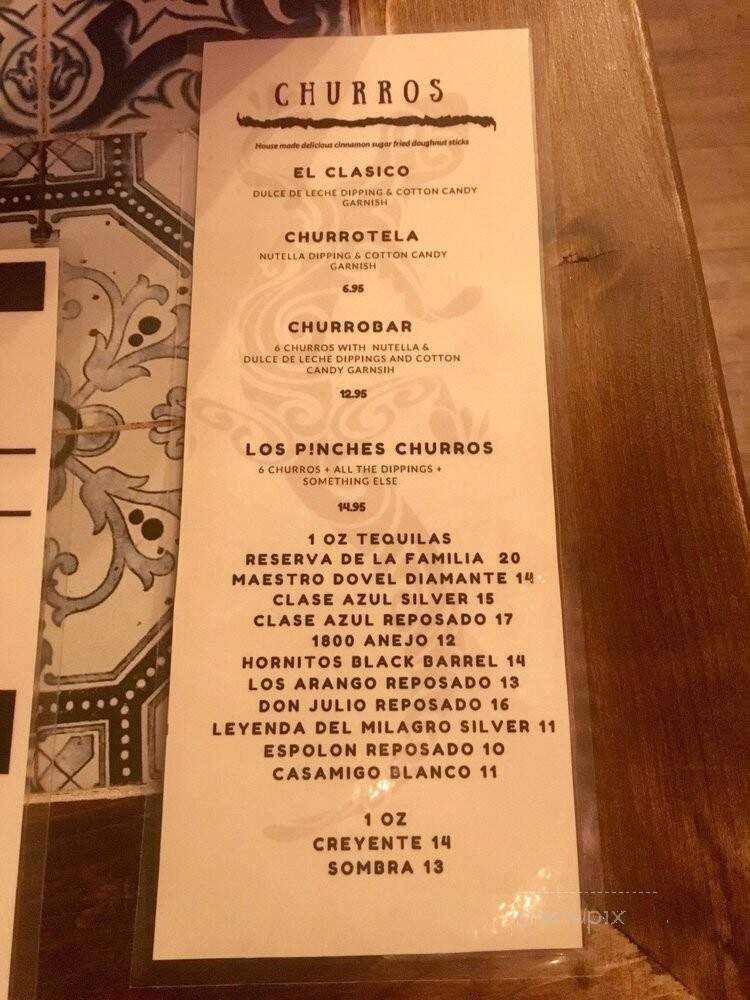Maiz - Toronto, ON menu_pic