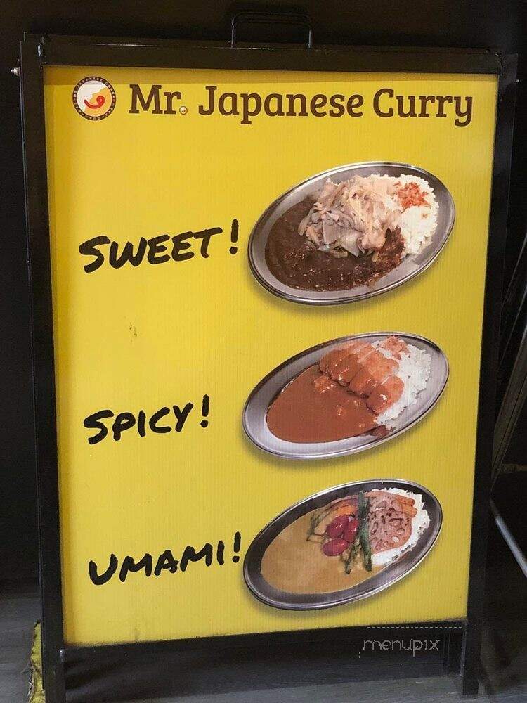 Mr Japanese Curry - Vancouver, BC menu_pic